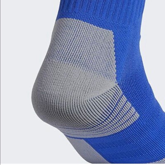 NWT Set 3 Adidas Soccer Team Speed Sock, 2 Pr. White, 1 Pr. Blue,  Sz. M - Picture 2 of 11